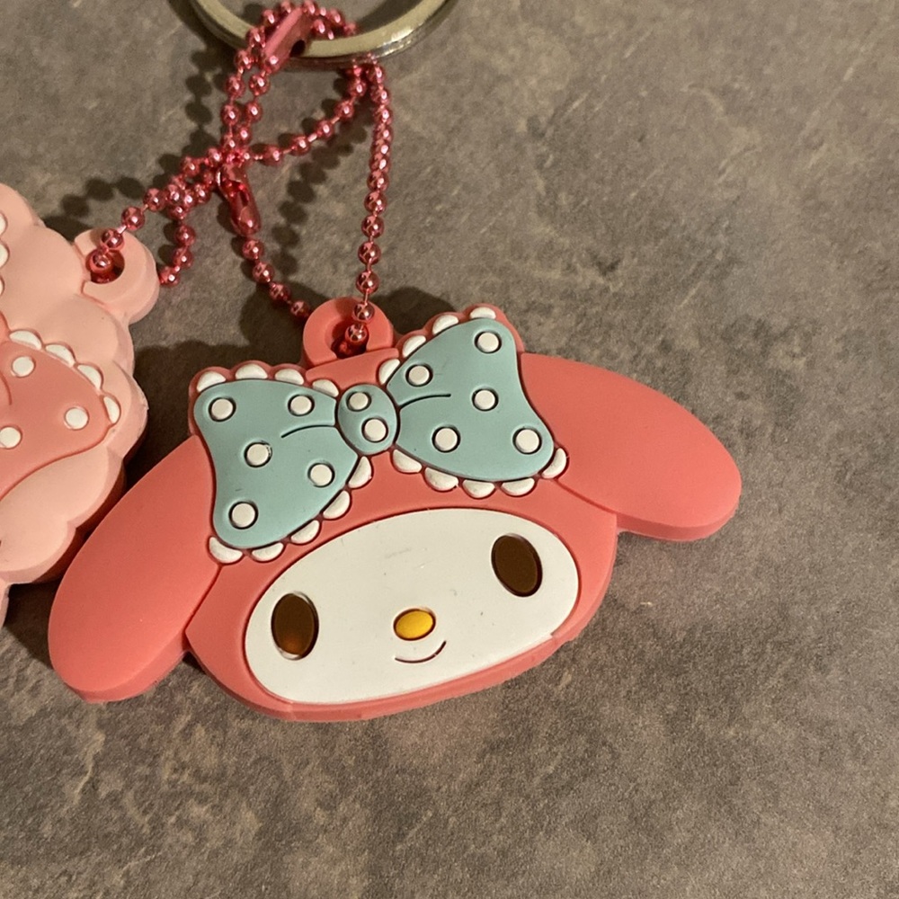 My Melody Sanrio Key Cover Cap Duo Set - Picture 3 of 5